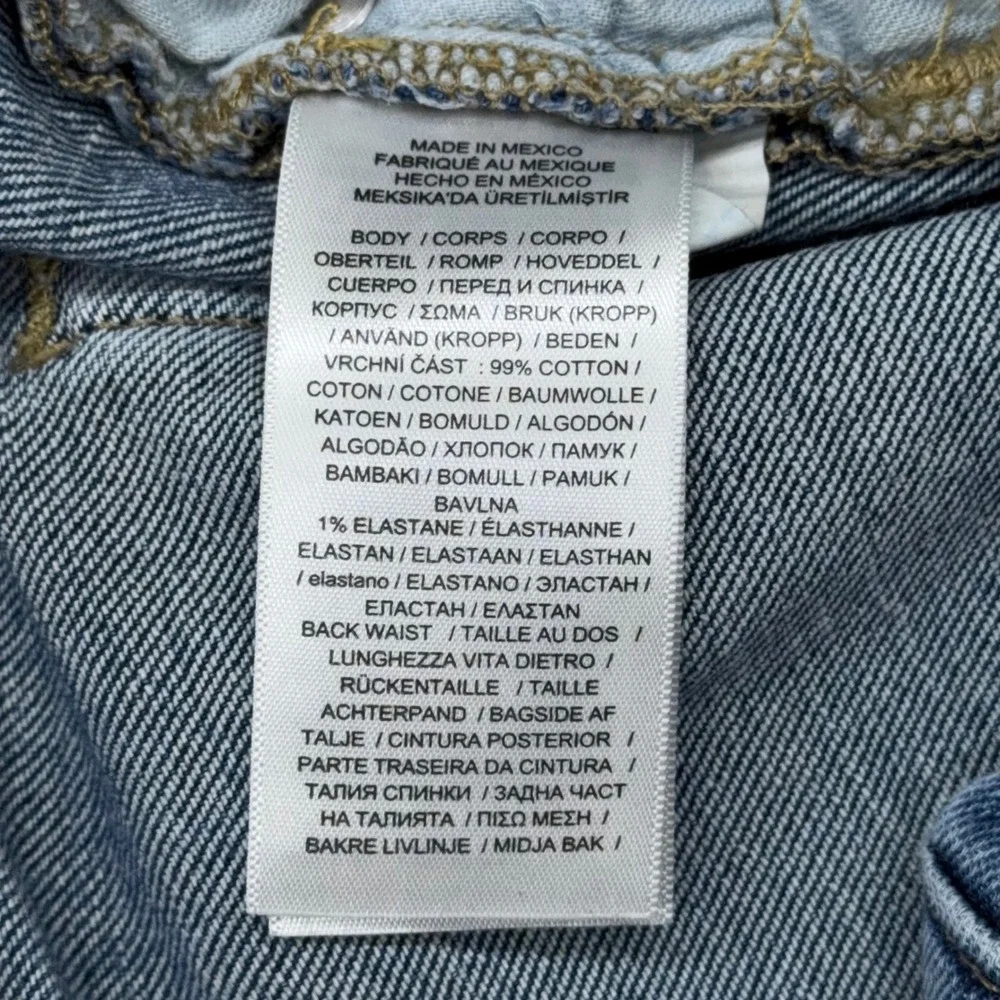 Lauren Ralph Lauren Womens Patchwork Logo Crest Straight Leg Jeans Blue Size 10 - Picture 3 of 11